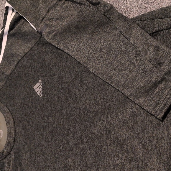 Green Adidas Pullover Sweatshirt Size Large - Picture 3 of 5